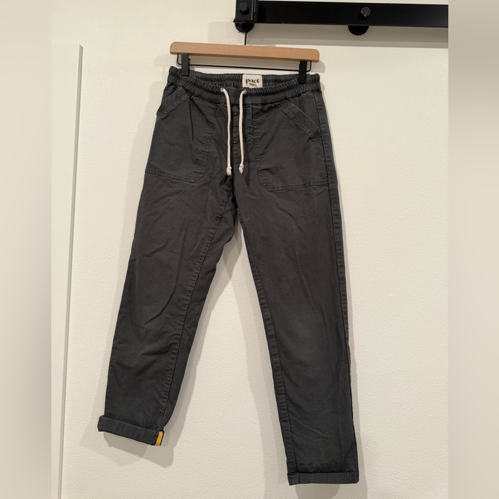 Pact Charcoal Jogger Pants